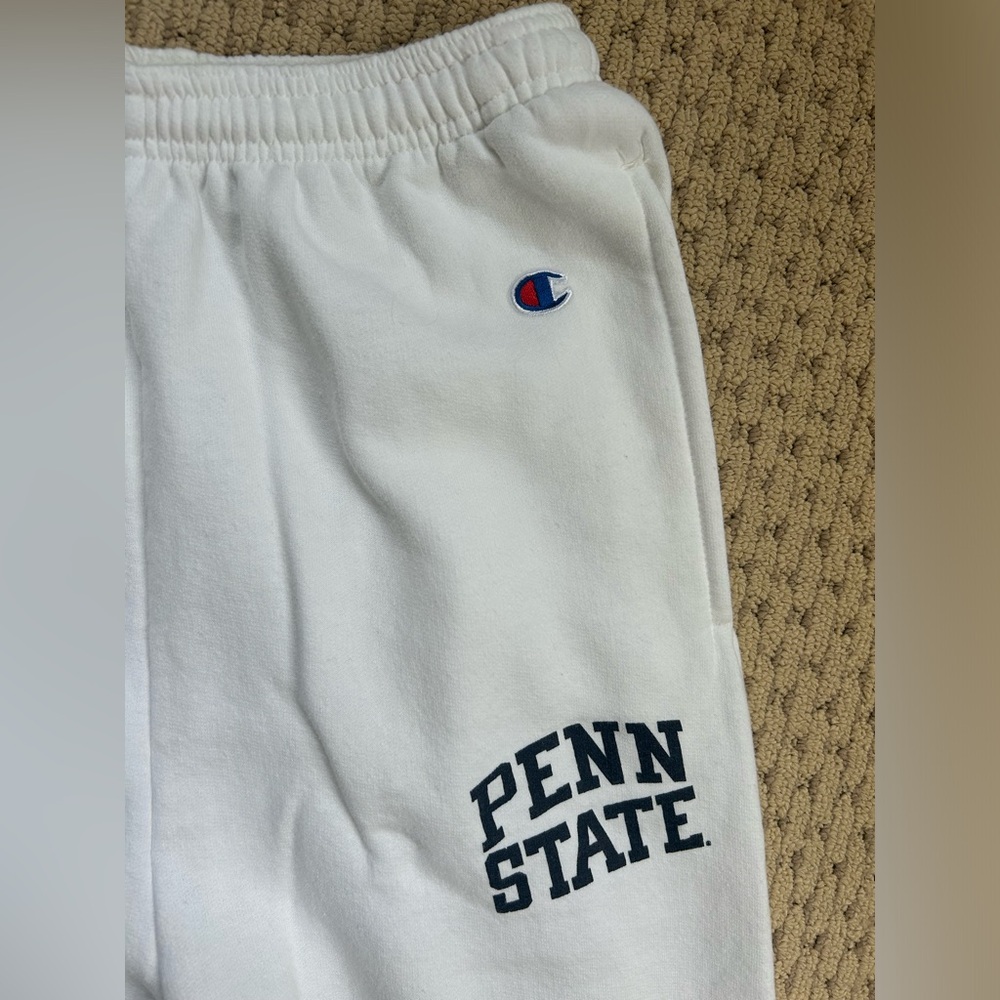 Champion Penn State White Sweatpants